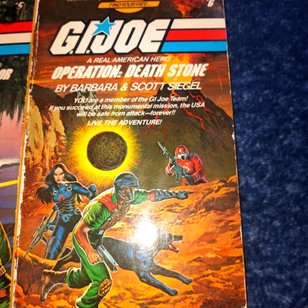 1986 g.i. Joe operation death Stone. Findyourfate number 6